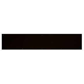 Brass Accents [A09-P0828-DB] Aluminum Door Kick Plate - Screw Mount - Dark Bronze Finish - 8" W x 28" L