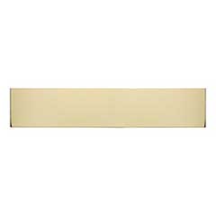 Brass Accents [A09-P0834-628ADH] Aluminum Door Kick Plate - Adhesive Mount - Polished Brass Finish - 8&quot; W x 34&quot; L