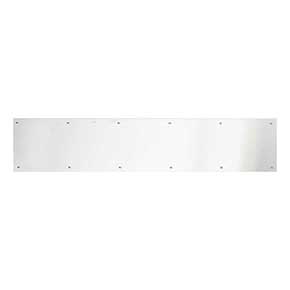 Brass Accents [A09-P0840-630] Stainless Steel Door Kick Plate - Screw Mount - Brushed Finish - 8" W x 40" L