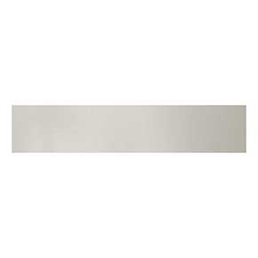 Brass Accents [A09-P0840-670ADH] Aluminum Door Kick Plate - Adhesive Mount - Satin Nickel Finish - 8" W x 40" L