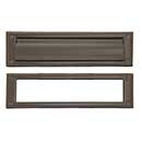 Brass Accents [A07-M0030-613VB] Solid Brass Door Mail Slot - Single Flap - Venetian Bronze Finish - 13" L