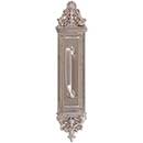 Brass Accents [A04-P5231-RV5-619] Solid Brass Door Pull Plate - Apollo w/ Small Colonial Revival Pull - Satin Nickel Finish - 3 5/8" W x 18" L