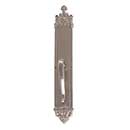 Brass Accents [A04-P5641-SGR-619] Solid Brass Door Pull Plate - Gothic w/ S-Grip Pull - Satin Nickel Finish - 3 3/8" W x 23 3/4" L