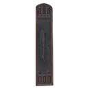 Brass Accents [A04-P5841-CLN-613VB] Solid Brass Door Pull Plate - Oxford w/ Colonial Wire Pull - Venetian Bronze Finish - 3 3/8" W x 18" L
