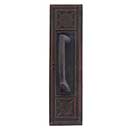 Brass Accents [A04-P7201-MSS-613VB] Solid Brass Door Pull Plate - Nantucket w/ Mission Pull - Venetian Bronze Finish - 3 3/4" W x 13 7/8" L