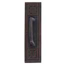 Brass Accents [A04-P7201-MSS-613VB] Solid Brass Door Pull Plate - Nantucket w/ Mission Pull - Venetian Bronze Finish - 3 3/4&quot; W x 13 7/8&quot; L