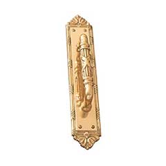 Brass Accents [A05-P7231-605] Solid Brass Door Pull Plate - Arts &amp; Crafts - Polished Brass Finish - 2 1/2&quot; W x 13 1/4&quot; L