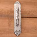 Brass Accents [A05-P7231-619] Solid Brass Door Pull Plate - Arts & Crafts - Satin Nickel Finish - 2 1/2" W x 13 1/4" L