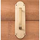 Brass Accents [A07-P0241-609] Solid Brass Door Pull Plate - Palladian - Antique Brass Finish - 3" W x 12" L