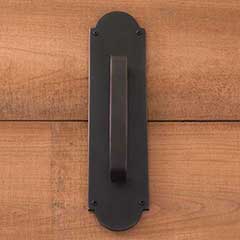 Brass Accents [A07-P0241-613VB] Solid Brass Door Pull Plate - Palladian - Venetian Bronze Finish - 3&quot; W x 12&quot; L