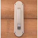 Brass Accents [A07-P0241-619] Solid Brass Door Pull Plate - Palladian - Satin Nickel Finish - 3" W x 12" L