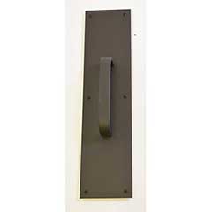 Brass Accents [A07-P6321-613PC] Solid Brass Door Pull Plate - Square Corner - Oil Rubbed Bronze Finish - 3&quot; W x 12&quot; L
