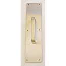 Brass Accents [A07-P6321-630] Stainless Steel Door Pull Plate - Square Corner - Brushed Finish - 3&quot; W x 12&quot; L