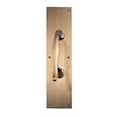 Brass Accents [A02-P7401-609] Solid Brass Door Pull Plate - Antique Brass Finish - 4&quot; W x 16&quot; L