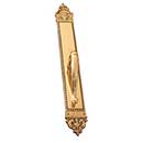 Brass Accents [A04-P6601-605] Solid Brass Door Pull Plate - L'Enfant - Polished Brass Finish - 3" W x 23 3/8" L