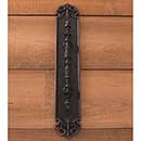 Brass Accents [A04-P3221-613VB] Solid Brass Door Pull Plate - Fleur de Lis - Venetian Bronze Finish - 3&quot; W x 18&quot; L