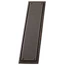 Brass Accents [A06-P0240-613VB] Solid Brass Door Push Plate - Academy - Venetian Bronze Finish - 3 1/8&quot; W x 12&quot; L