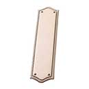 Brass Accents [A06-P0250-619] Solid Brass Door Push Plate - Trafalgar - Satin Nickel Finish - 2 3/4&quot; W x 11&quot; L