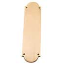 Brass Accents [A07-P0240-609] Solid Brass Door Push Plate - Palladian - Antique Brass Finish - 3" W x 12" L
