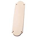 Brass Accents [A07-P0240-619] Solid Brass Door Push Plate - Palladian - Satin Nickel Finish - 3" W x 12" L