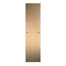 Brass Accents [A02-P7400-609] Solid Brass Door Push Plate - Antimicrobial - Antique Brass Finish - 4" W x 16" L