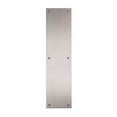 Brass Accents [A02-P7400-630] Stainless Steel Door Push Plate - Satin Finish - 4&quot; W x 16&quot; L
