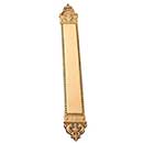 Brass Accents [A04-P6600-605] Solid Brass Door Push Plate - L&#39;Enfant - Polished Brass Finish - 3&quot; W x 23 3/8&quot; L