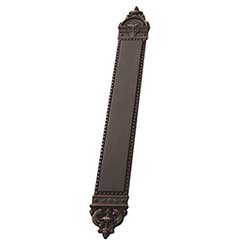 Brass Accents [A04-P6600-613VB] Solid Brass Door Push Plate - L&#39;Enfant - Venetian Bronze Finish - 3&quot; W x 23 3/8&quot; L