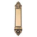 Brass Accents [A04-P8600-609] Solid Brass Door Push Plate - L'Enfant - Antique Brass Finish - 3" W x 16 1/2" L