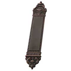 Brass Accents [A04-P8600-613VB] Solid Brass Door Push Plate - L&#39;Enfant - Venetian Bronze Finish - 3&quot; W x 16 1/2&quot; L