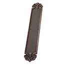 Brass Accents [A04-P3220-613VB] Solid Brass Door Push Plate - Fleur de Lis - Venetian Bronze Finish - 3&quot; W x 18&quot; L