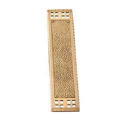 Brass Accents [A05-P5350-605] Solid Brass Door Push Plate - Arts &amp; Crafts - Polished Brass Finish - 2 7/8&quot; W x 11 1/4&quot; L
