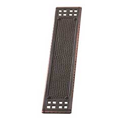 Brass Accents [A05-P5350-613VB] Solid Brass Door Push Plate - Arts &amp; Crafts - Venetian Bronze Finish - 2 7/8&quot; W x 11 1/4&quot; L