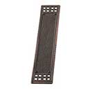 Brass Accents [A05-P5350-613VB] Solid Brass Door Push Plate - Arts & Crafts - Venetian Bronze Finish - 2 7/8" W x 11 1/4" L