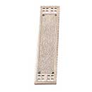 Brass Accents [A05-P5350-619] Solid Brass Door Push Plate - Arts &amp; Crafts - Satin Nickel Finish - 2 7/8&quot; W x 11 1/4&quot; L