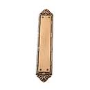 Brass Accents [A05-P7230-609] Solid Brass Door Push Plate - Ribbon & Reed - Antique Brass Finish - 2 1/2" W x 13 1/4" L
