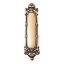 Brass Accents [A05-P4450-609] Solid Brass Door Push Plate - Victorian - Antique Brass Finish - 3 1/4" W x 15" L