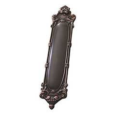 Brass Accents [A05-P4450-613VB] Solid Brass Door Push Plate - Victorian - Venetian Bronze Finish - 3 1/4&quot; W x 15&quot; L