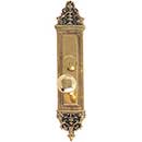 Brass Accents [D04-K523M] Solid Brass Door Mortise Entry Set - Apollo Series - Single Cylinder - 2 1/2&quot; Backset - 3 5/8&quot; x 18&quot; Plate