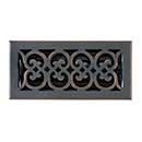 Brass Accents [A03-R4410-613VB] Cast Brass Decorative Floor Register Vent Cover - Scroll - Venetian Bronze Finish - 4&quot; x 10&quot;