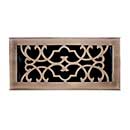 Brass Accents [A03-R6410-609] Cast Brass Decorative Floor Register Vent Cover - Victorian - Antique Brass Finish - 4" x 10"