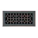 Brass Accents [A03-R2410-613VB] Cast Brass Decorative Floor Register Vent Cover - Classic - Venetian Bronze Finish - 4&quot; x 10&quot;