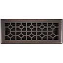 Brass Accents [A03-R2412-613VB] Cast Brass Decorative Floor Register Vent Cover - Classic - Venetian Bronze Finish - 4&quot; x 12&quot;