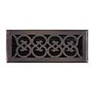 Brass Accents [A03-R4412-613VB] Cast Brass Decorative Floor Register Vent Cover - Scroll - Venetian Bronze Finish - 4&quot; x 12&quot;