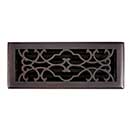 Brass Accents [A03-R6412-613VB] Cast Brass Decorative Floor Register Vent Cover - Victorian - Venetian Bronze Finish - 4" x 12"