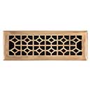 Brass Accents [A03-R2414-609] Cast Brass Decorative Floor Register Vent Cover - Classic - Antique Brass Finish - 4" x 14"
