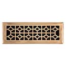 Brass Accents [A03-R2414-609] Cast Brass Decorative Floor Register Vent Cover - Classic - Antique Brass Finish - 4&quot; x 14&quot;