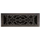 Brass Accents [A03-R6414-613VB] Cast Brass Decorative Floor Register Vent Cover - Victorian - Venetian Bronze Finish - 4" x 14"