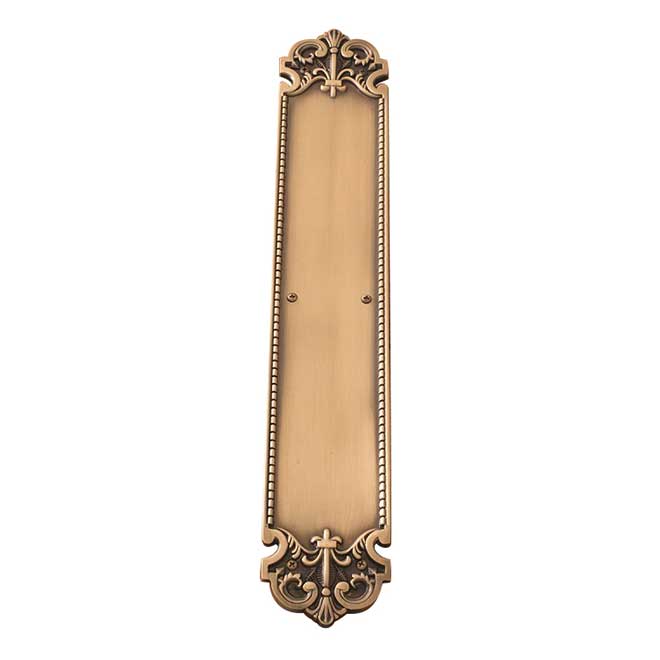 Brass Accents A04-P3220-609 Door Push Plate