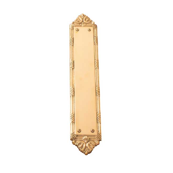 Brass Accents A05-P7230-605 Door Push Plate